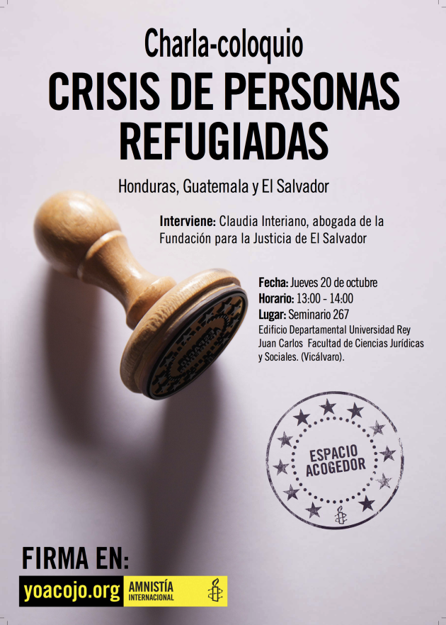 Charla-coloquio: Crisis de personas refugiadas