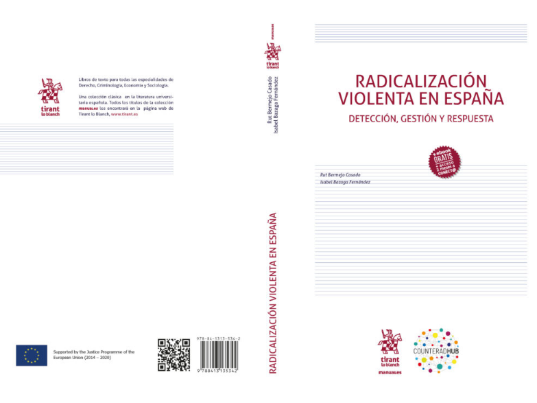 Ya está disponible el manual “Radicalización Violenta en España. Detección, Gestión y Respuesta”